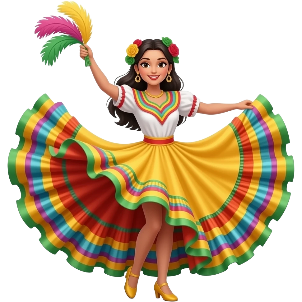 Dancing Mexican in sambro birthday emoji
