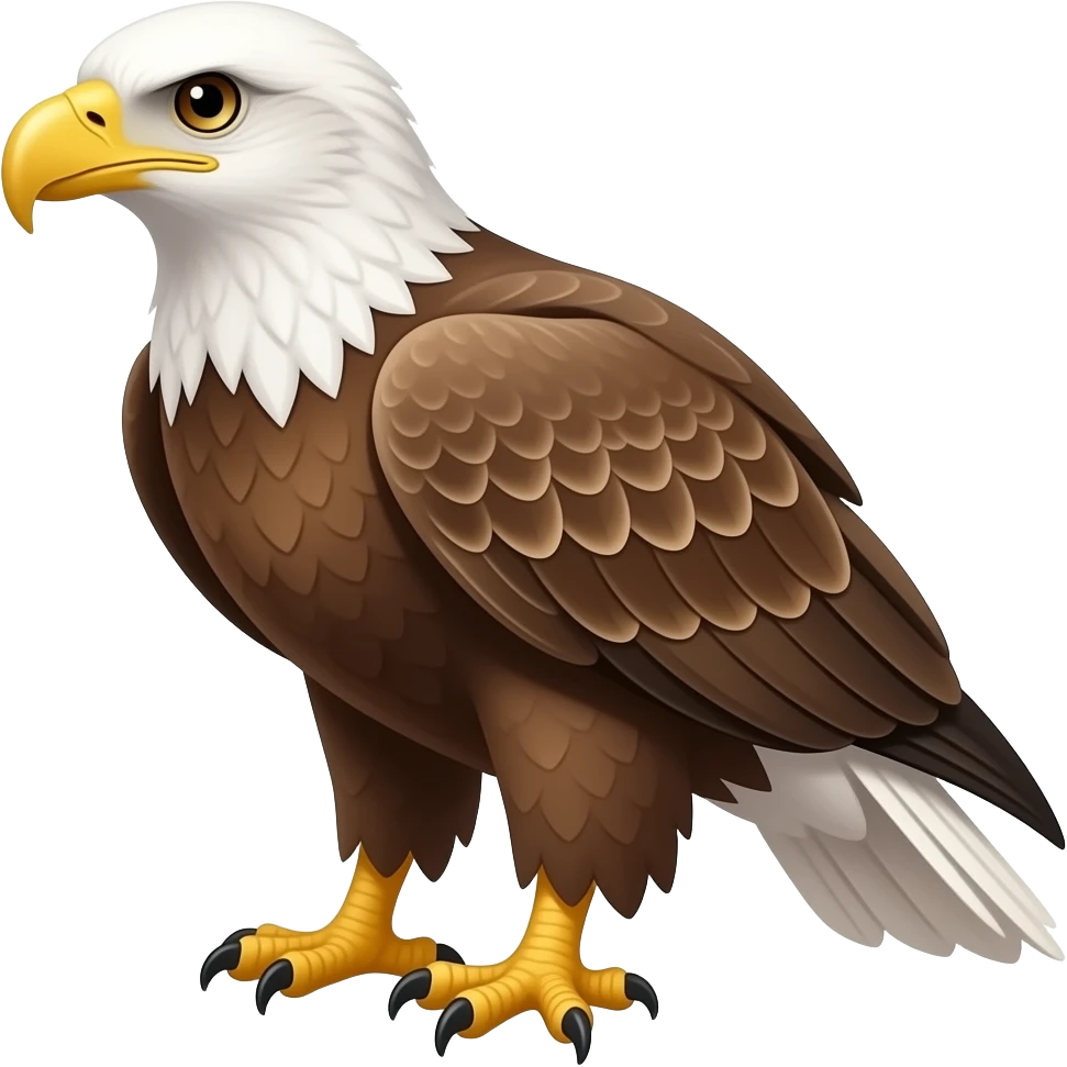 Golden eagle emoji