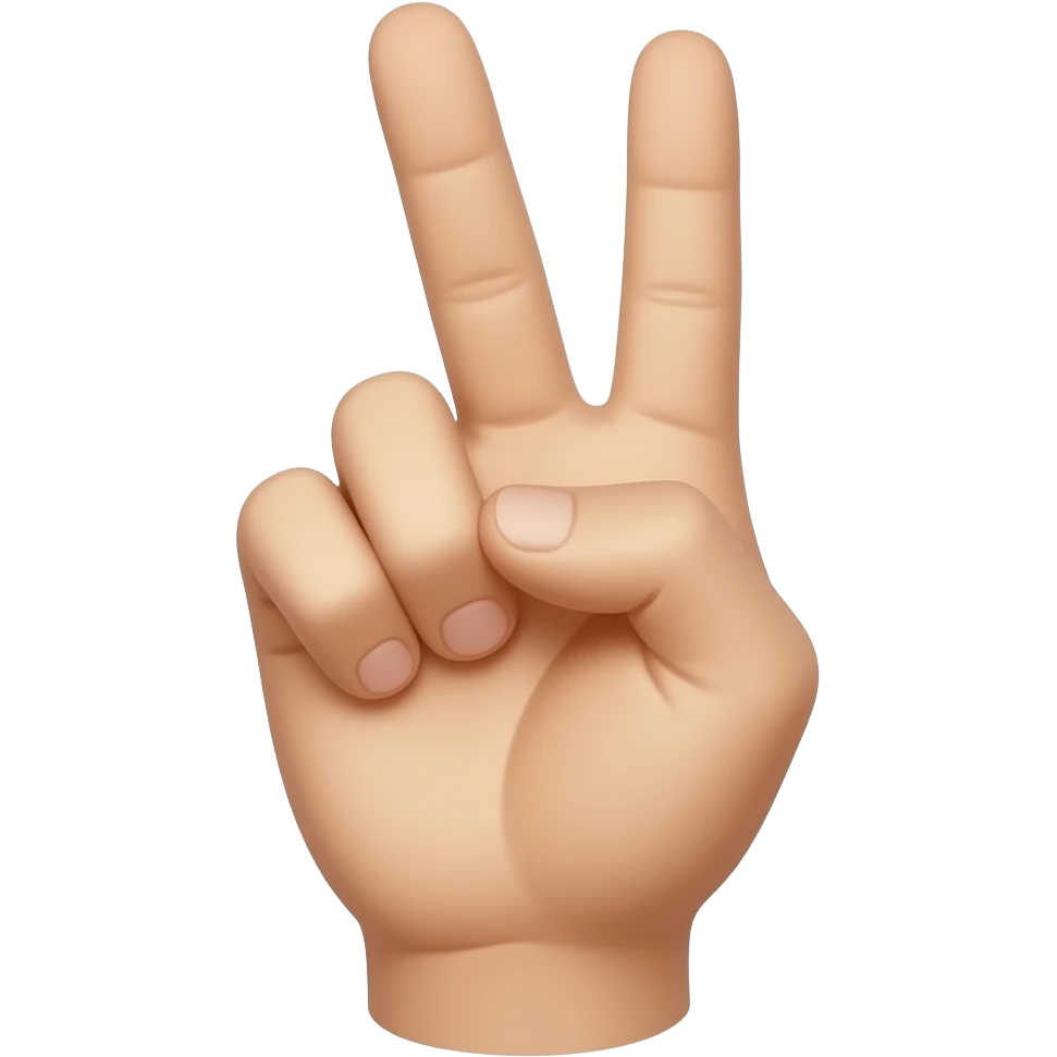 👆🏼rajoute le majeur levé en plus de celui déjà levé emoji