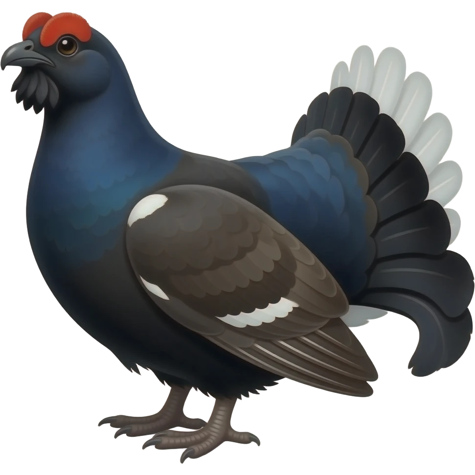 black grouse emoji