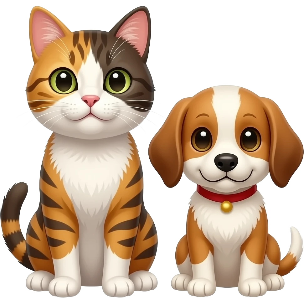 Cat&puppy emoji
