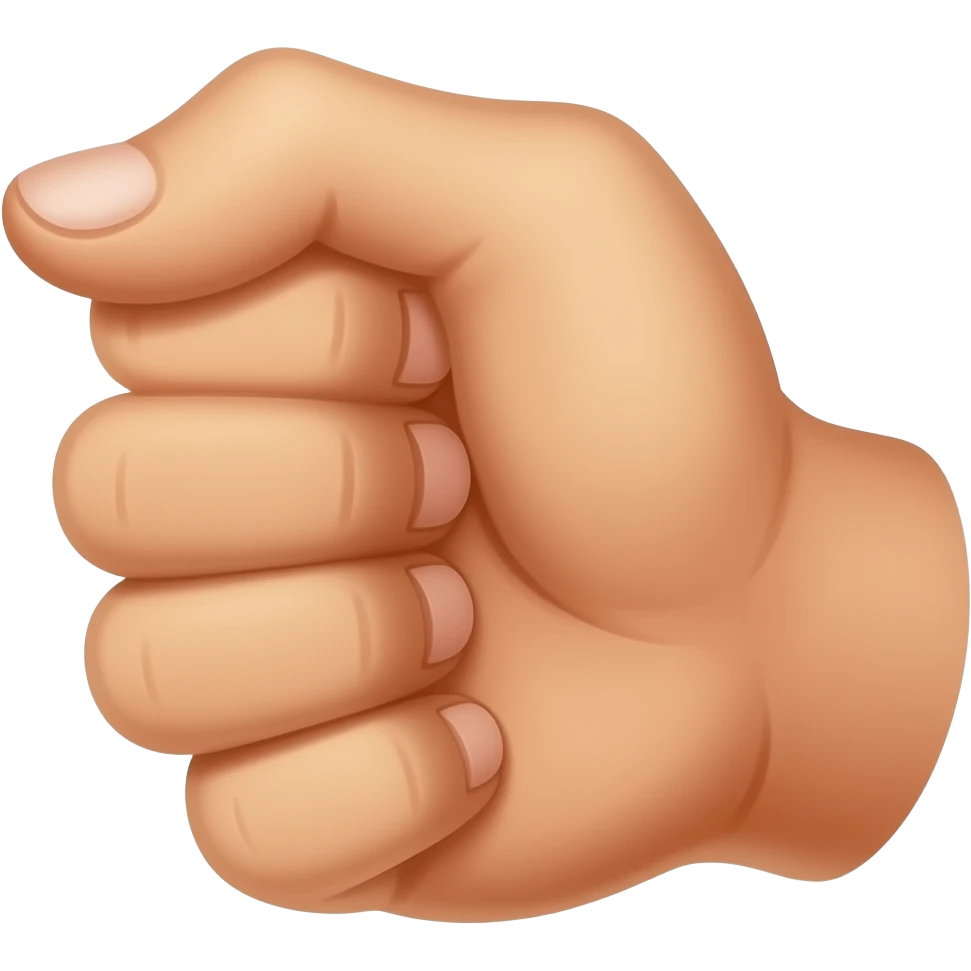 Hand squeeze emoji