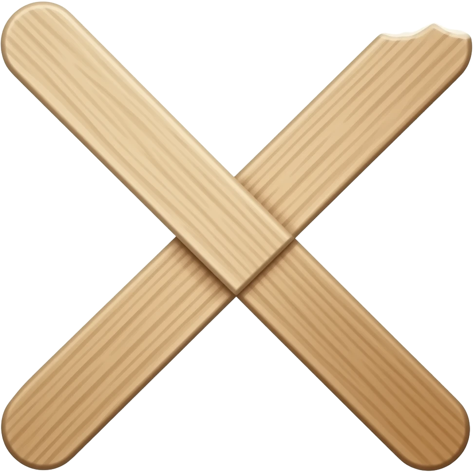 one single popsicle stick emoji