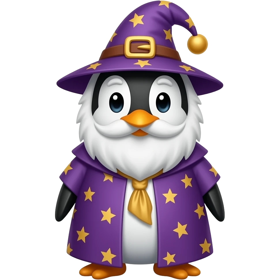 Penguin Wizard emoji