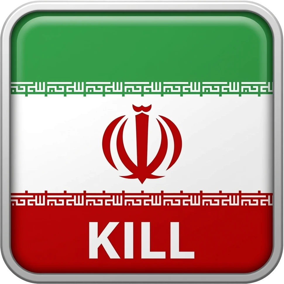 Kill iran sign emoji