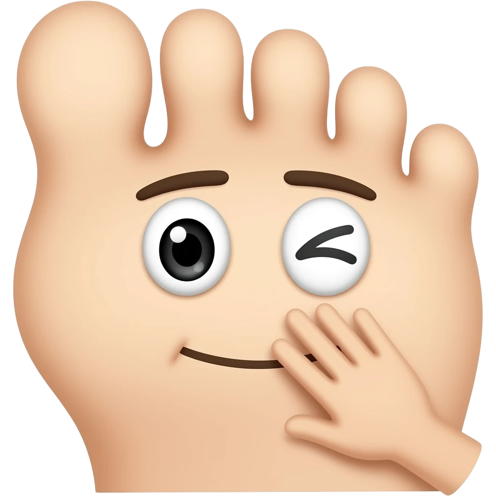 🦶🏻🫨🥴 emoji