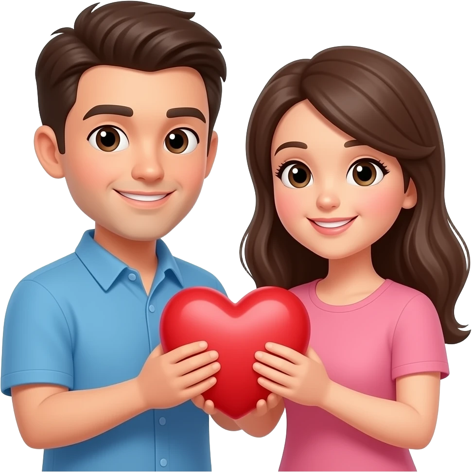 Heart inside couple emoji
