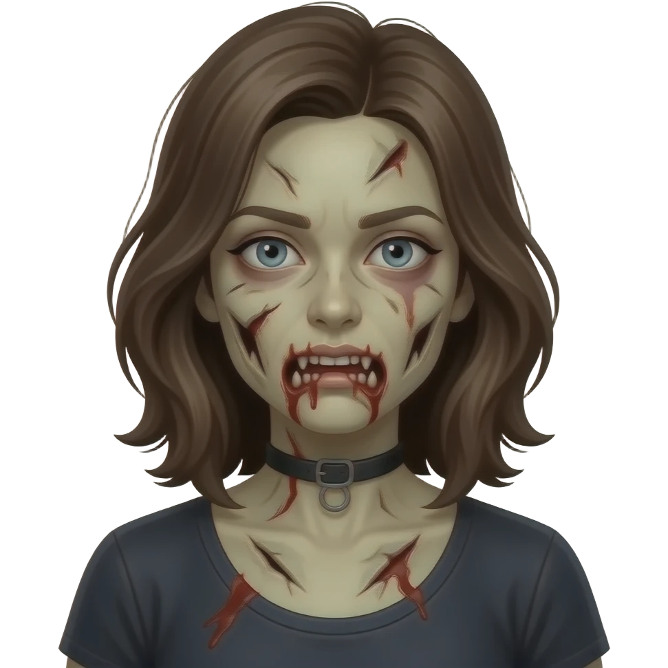 female zombie emoji