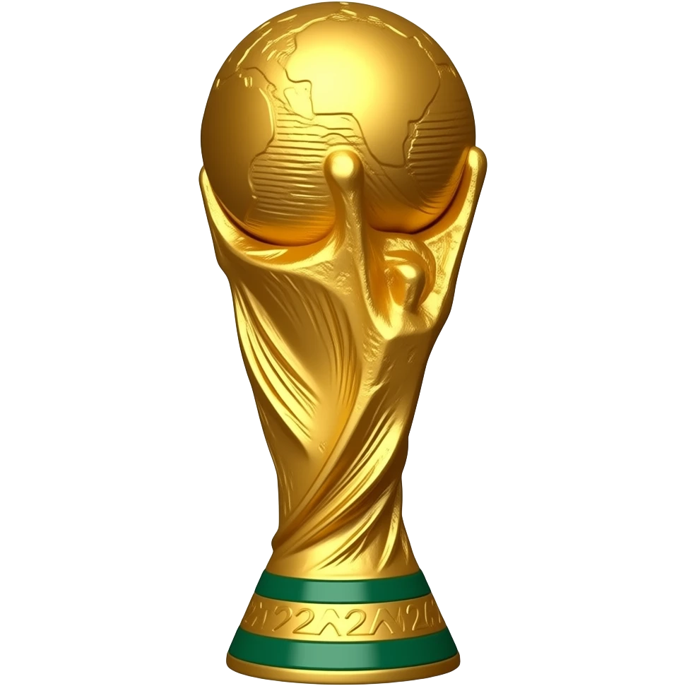 World Cup trophy gold 2026 emoji