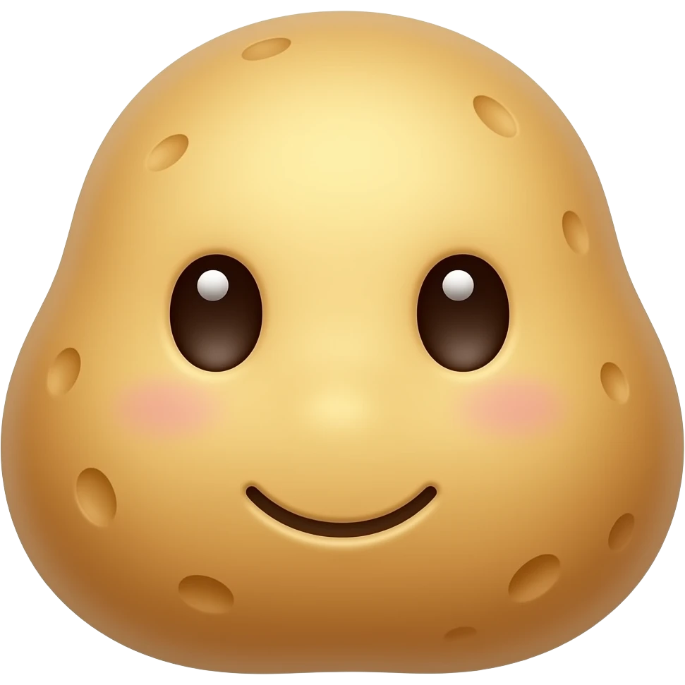 cute potato emoji