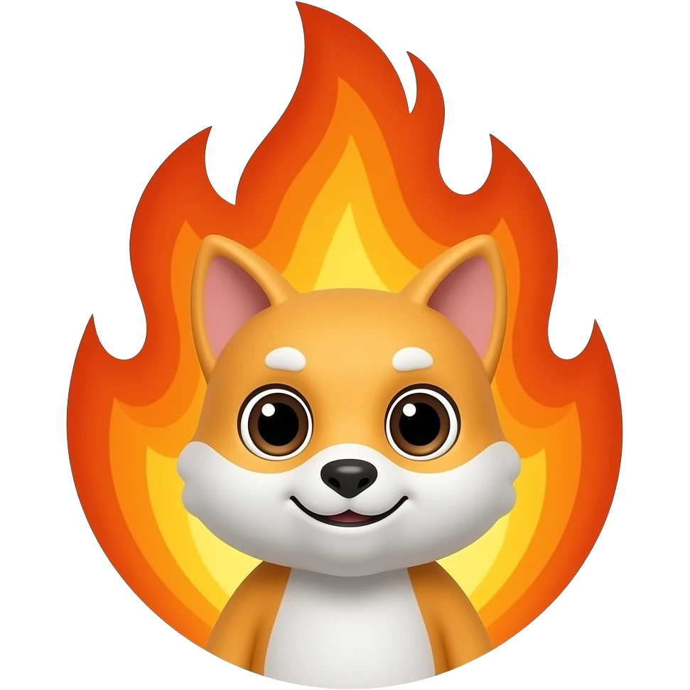 פויקה על האש emoji