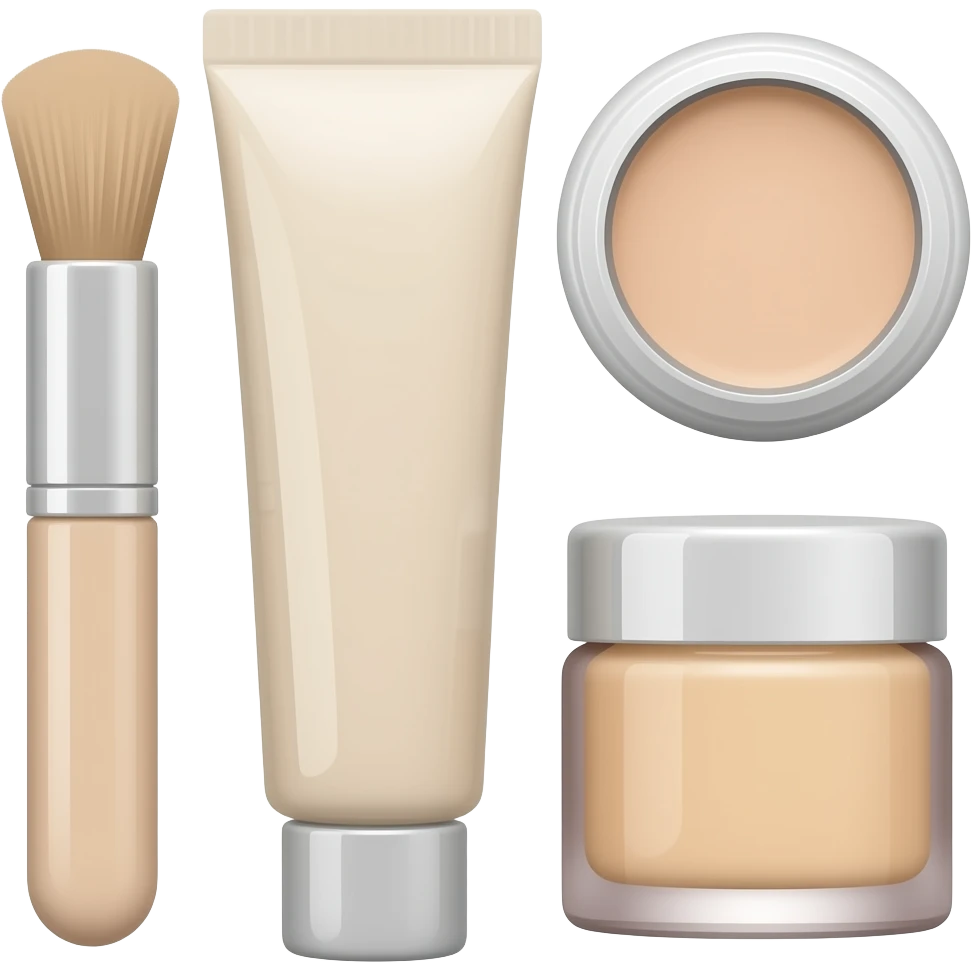 neutral makeup items emoji