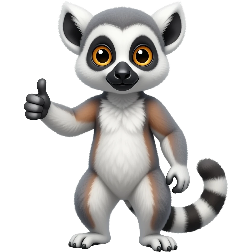 lemur thumbs up emoji