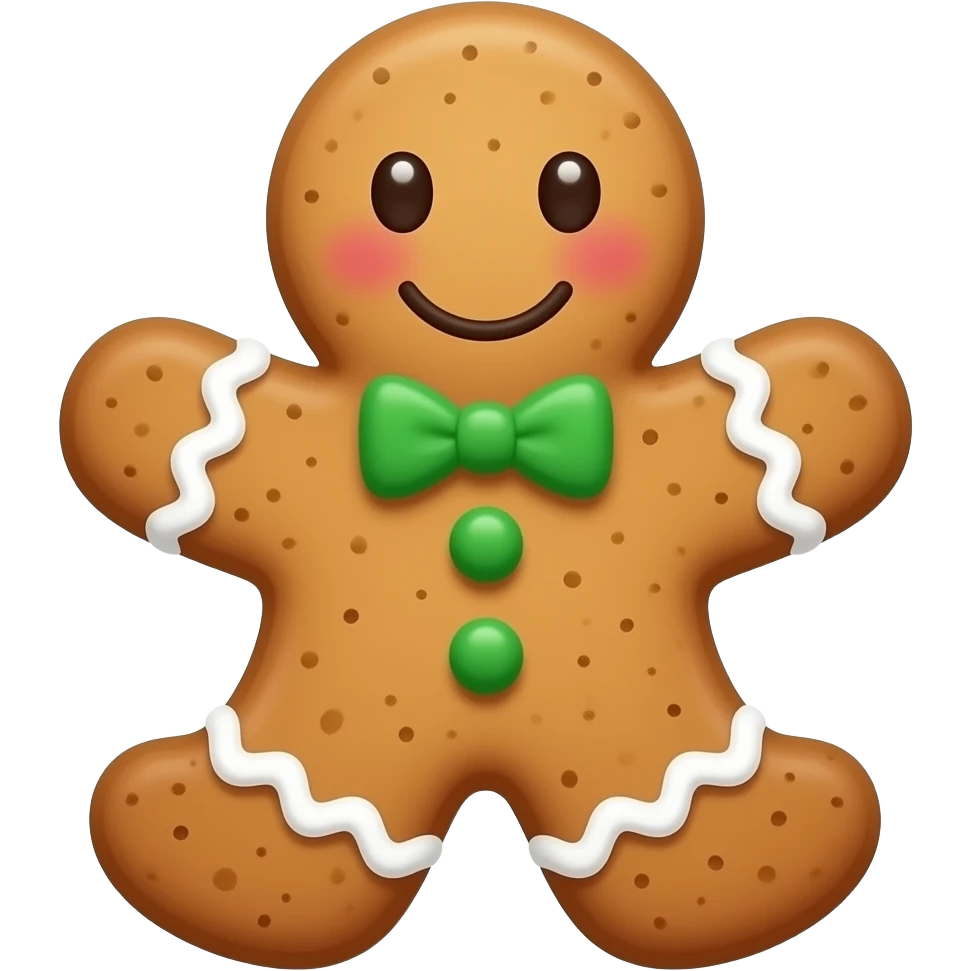 gingerbread cookie emoji