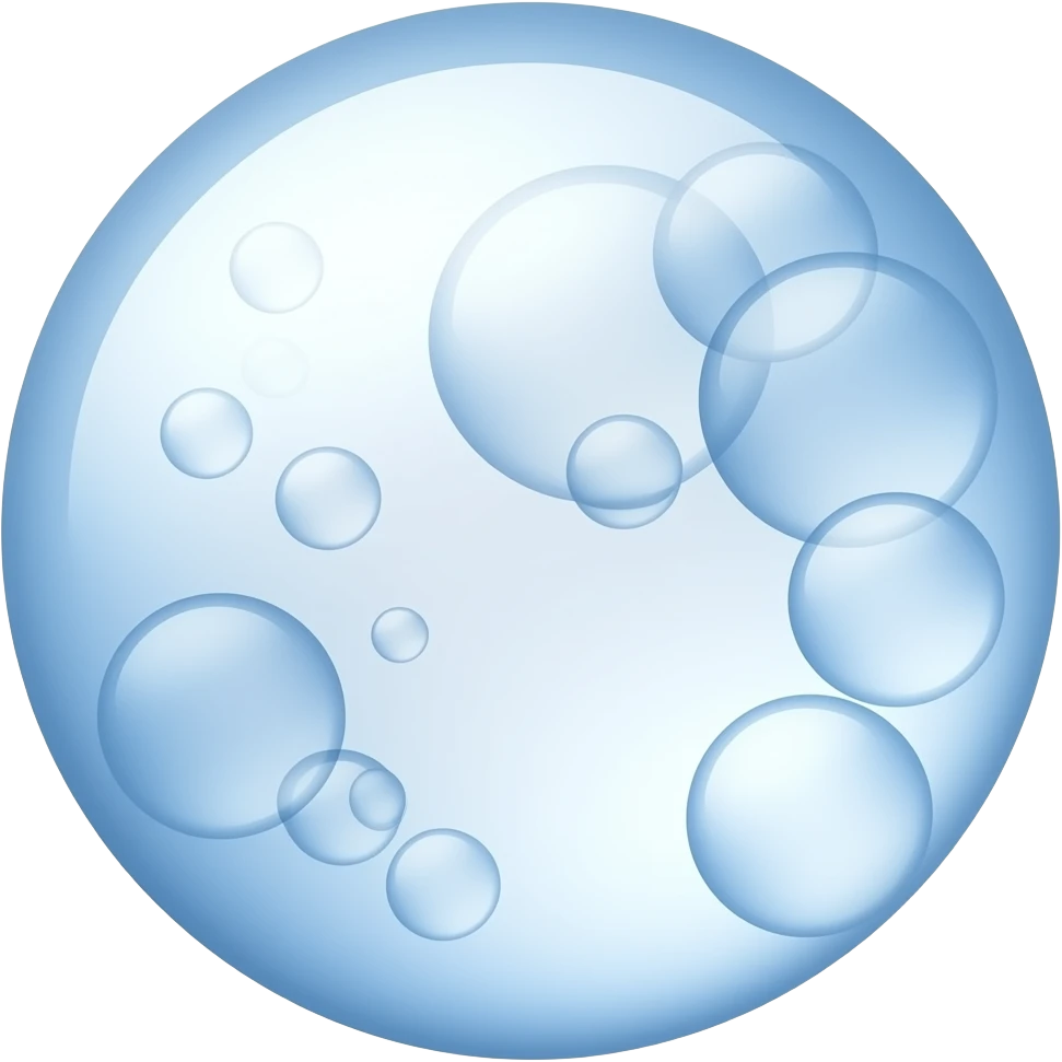 many bubbles emoji
