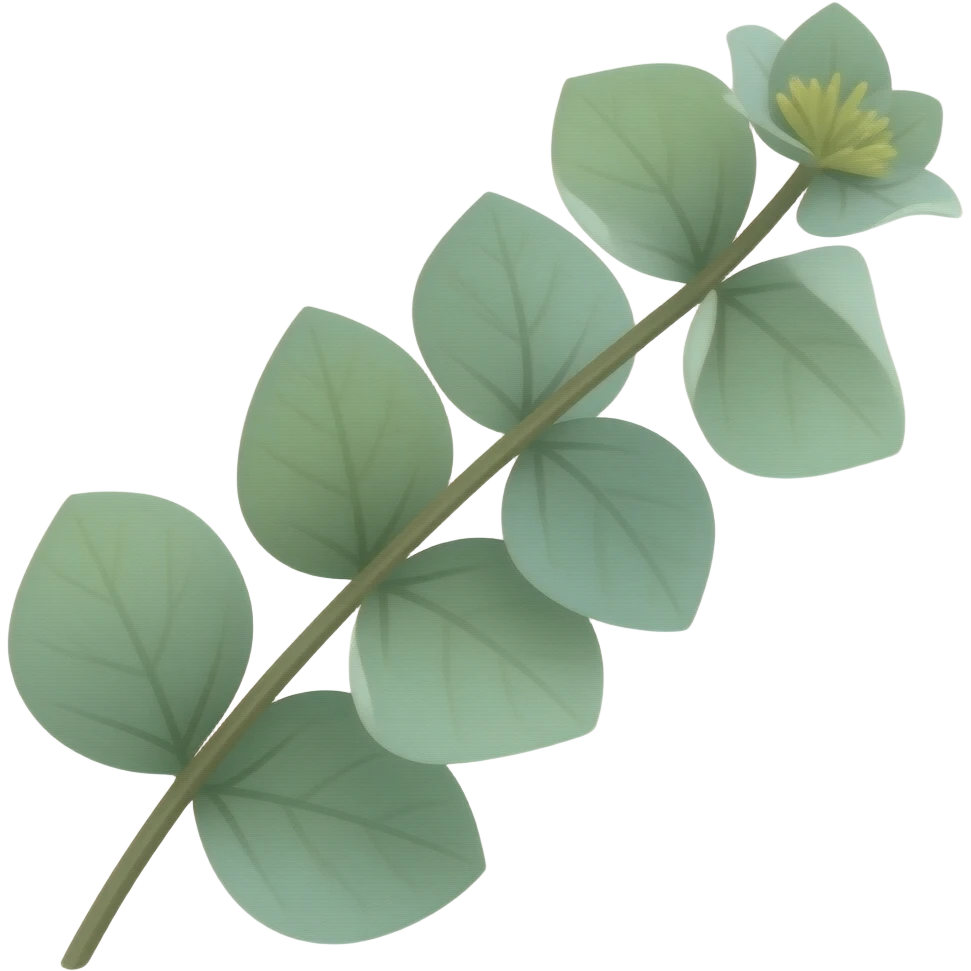 boho eucalyptus spri emoji