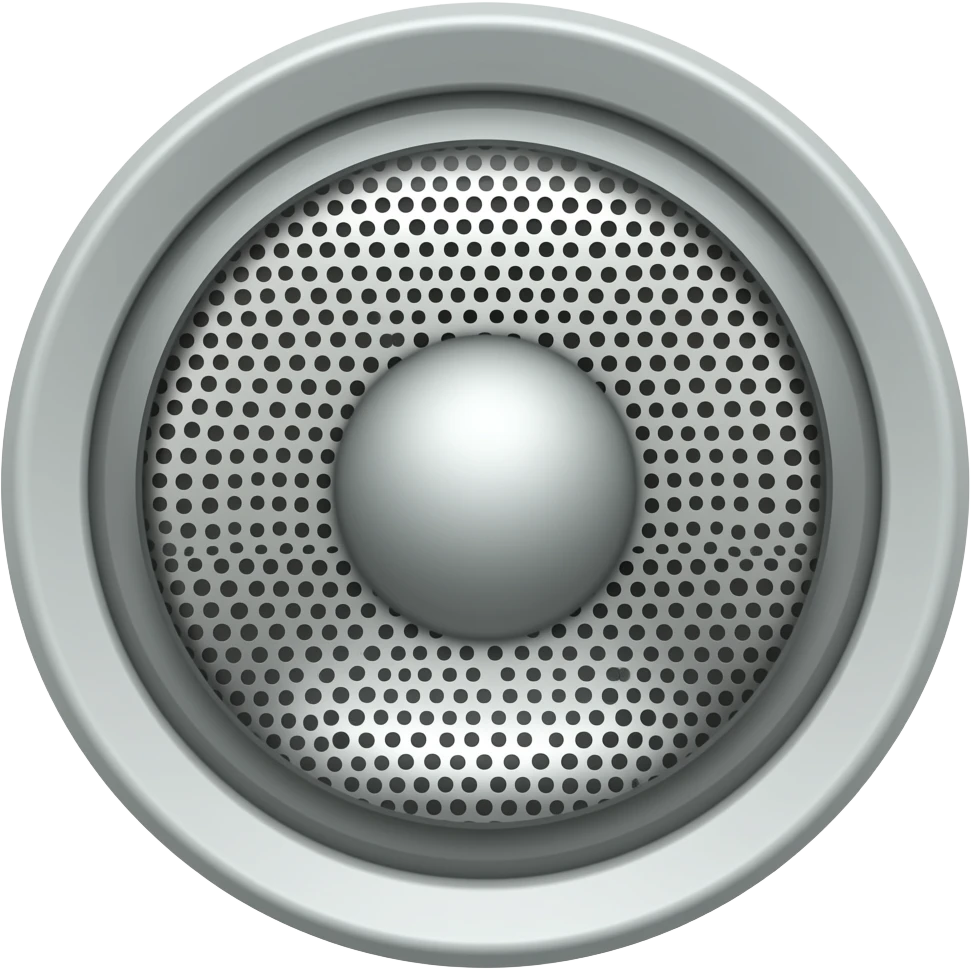 speaker, cartoonish emoji