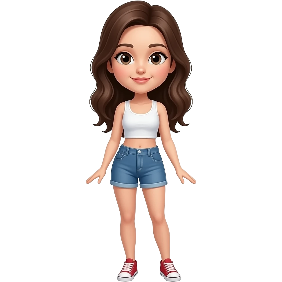 hot girl full body emoji