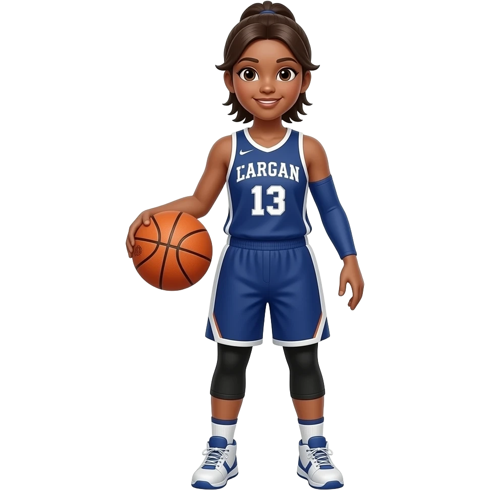 basquetbolista mujer emoji