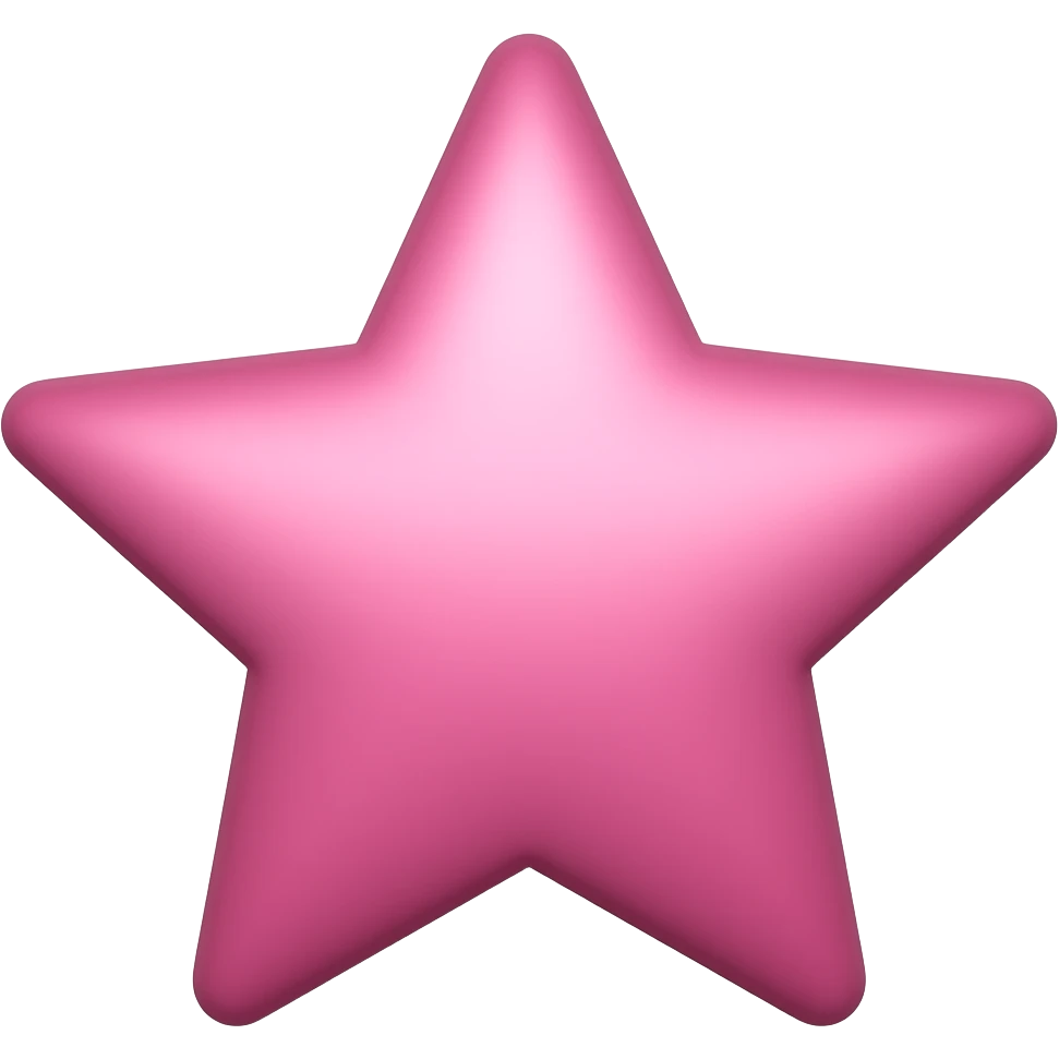 pink star emoji