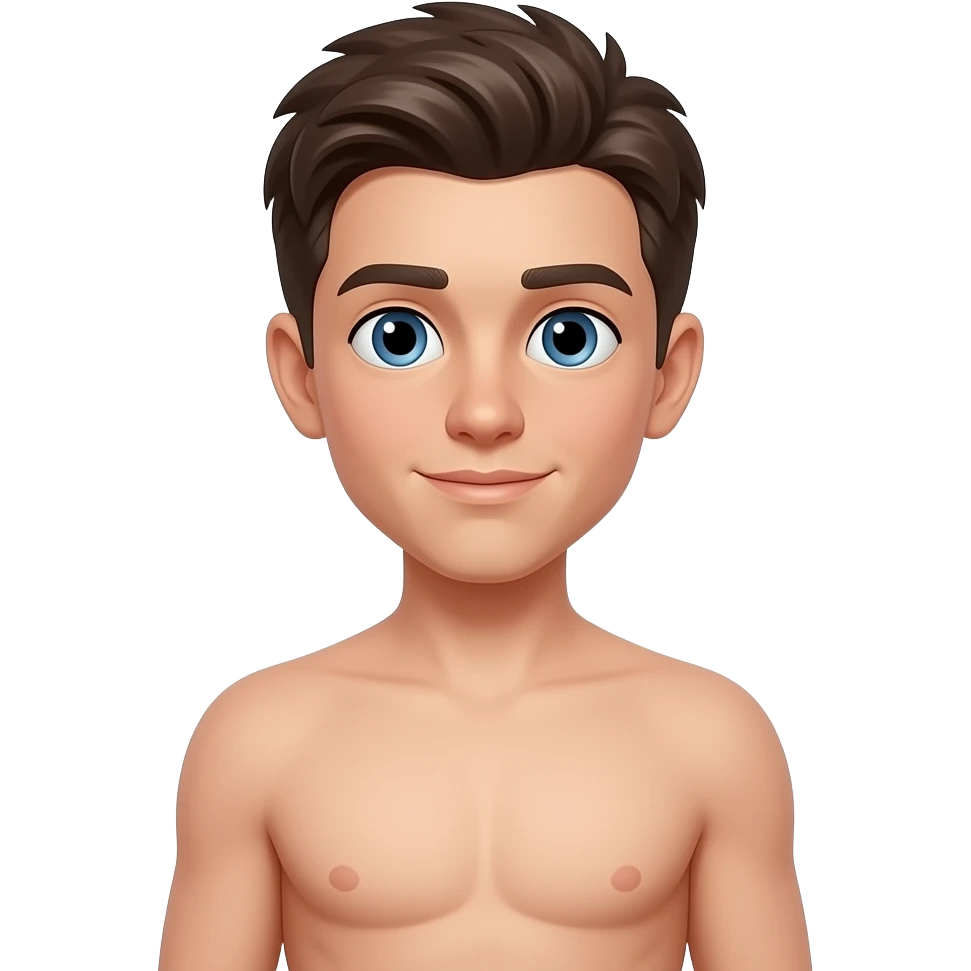 a boy with breasts emoji