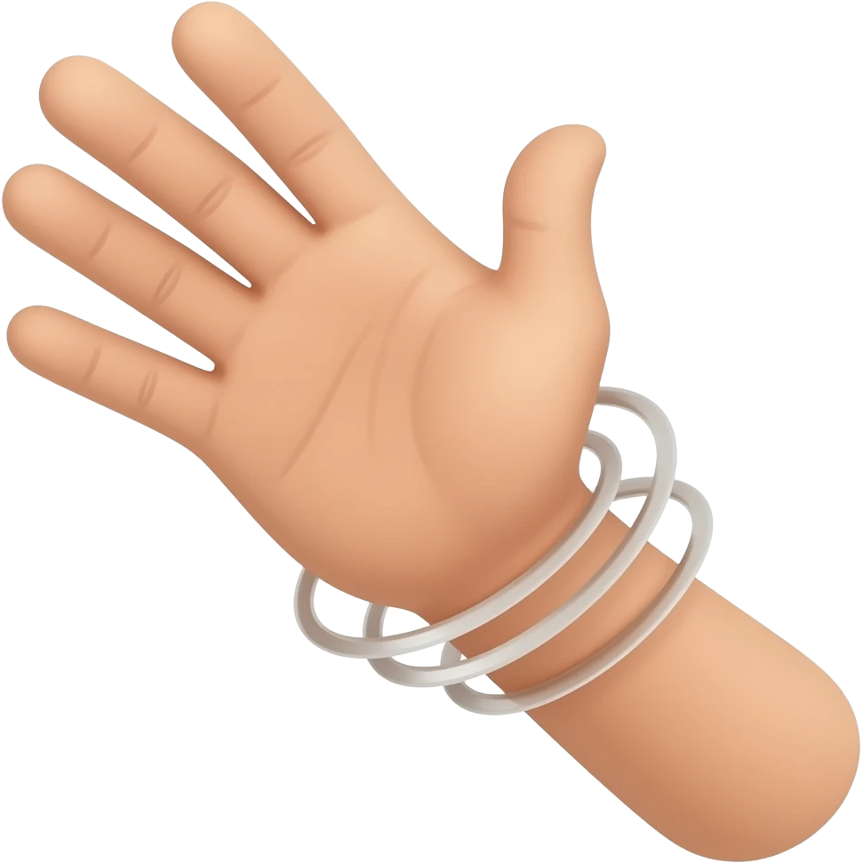 Hand scratching arm emoji
