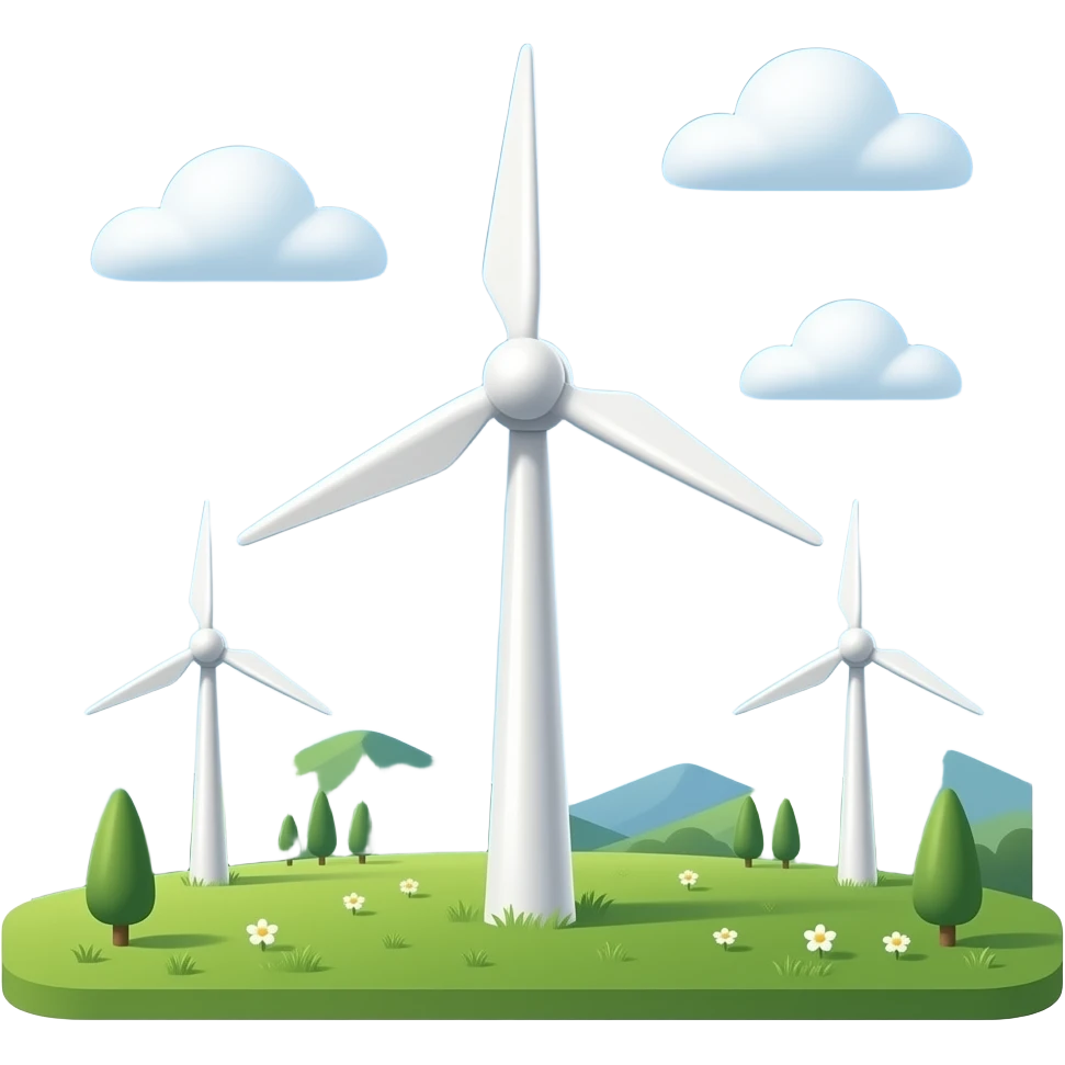 wind turbines emoji