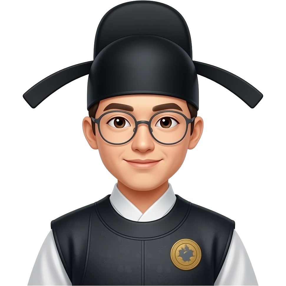 한국의 젊은 유생 emoji