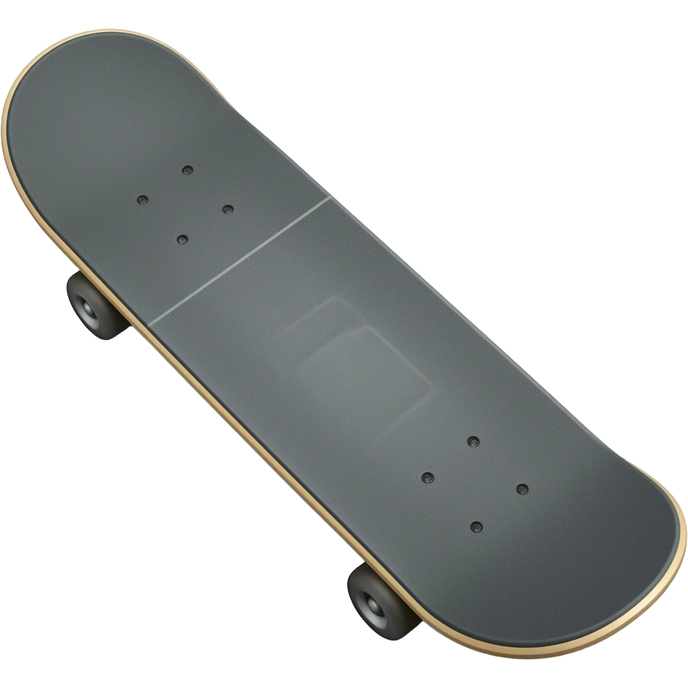 skateboard grey emoji