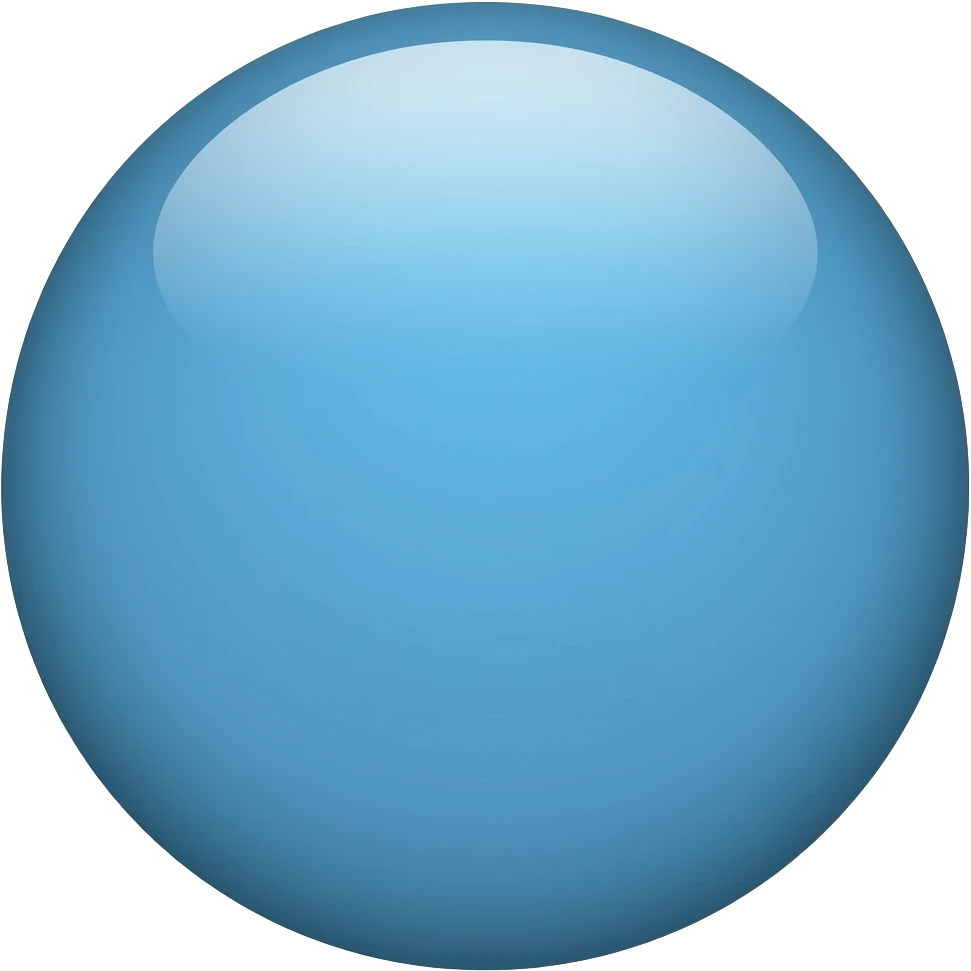 blue  circle emoji