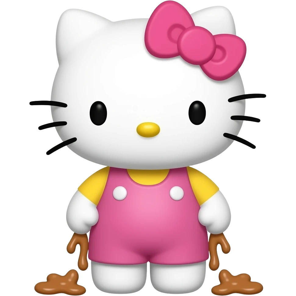 diarrhea epidemic hello kitty emoji