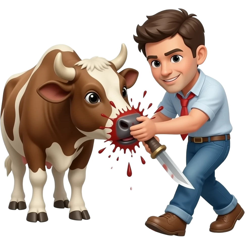 Cow killer emoji