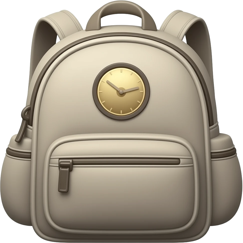 school bag emoji