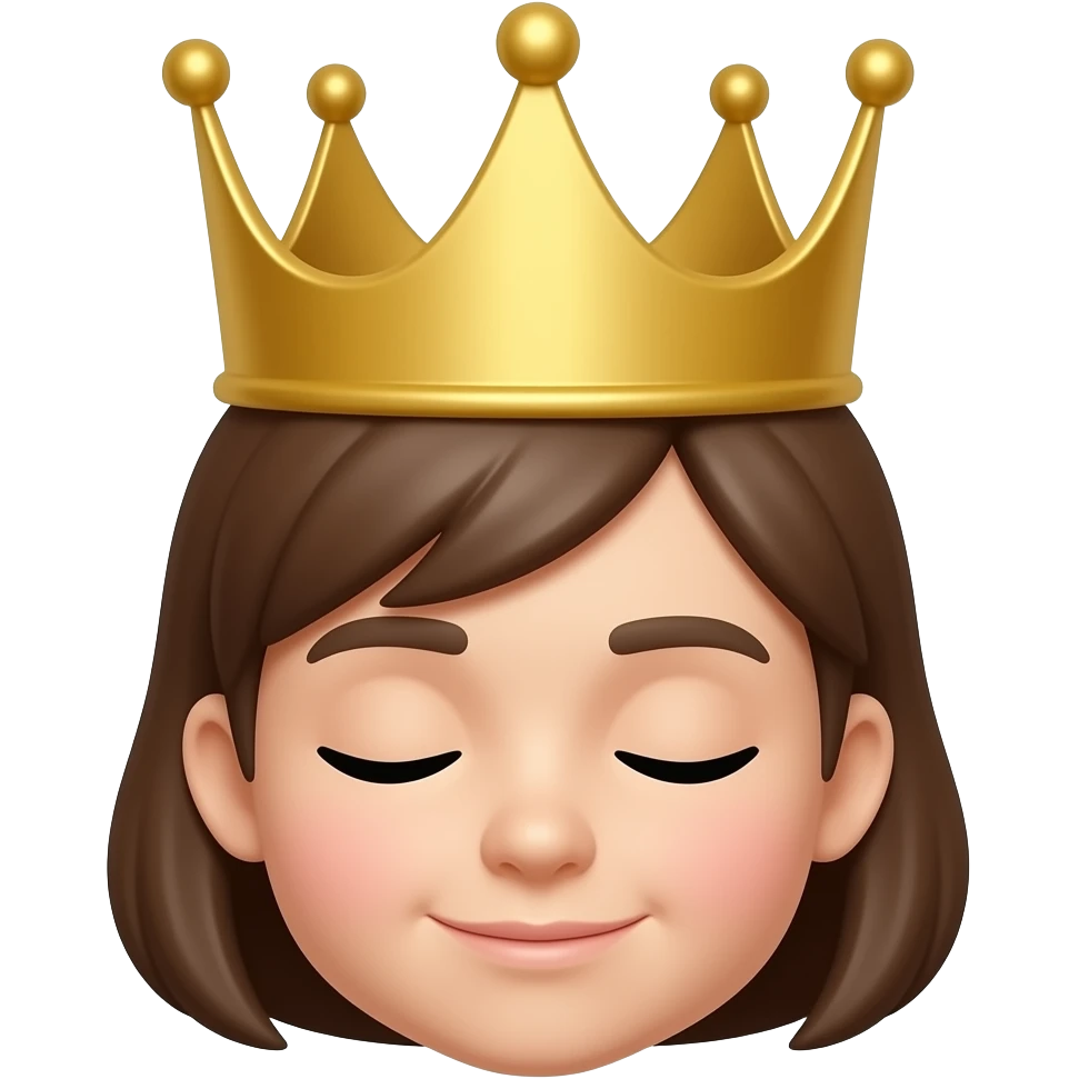 🥱+👑 emoji
