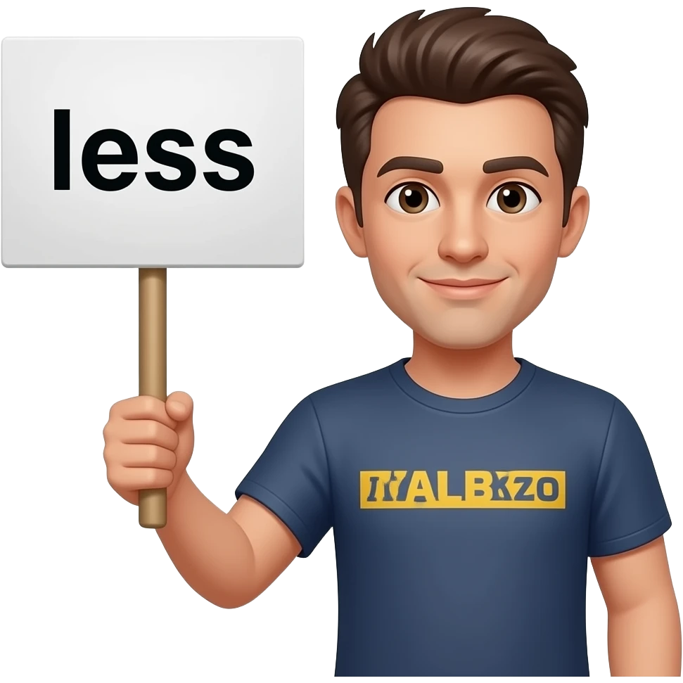 less emoji