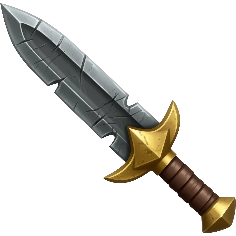 Ancient scrateched weapon emoji