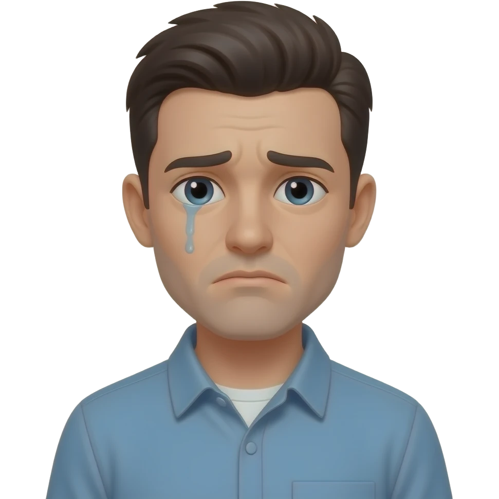 Sad situation expression emoji