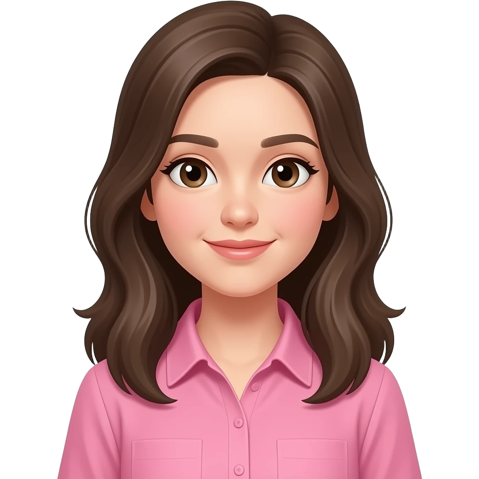 blouse girl pink emoji