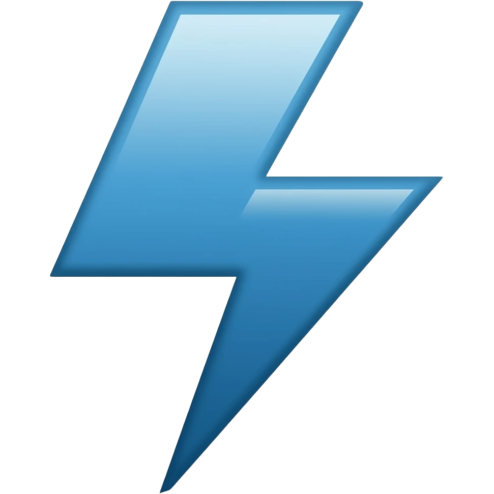 magic blue thunder emoji