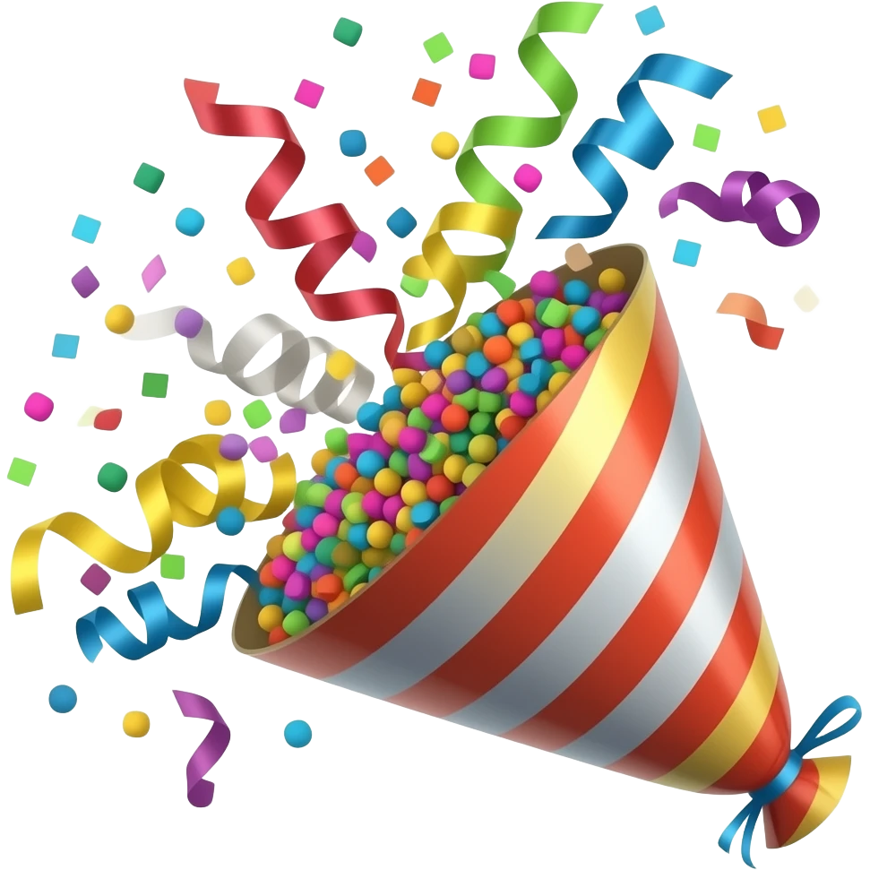 Party Popper confetti emoji