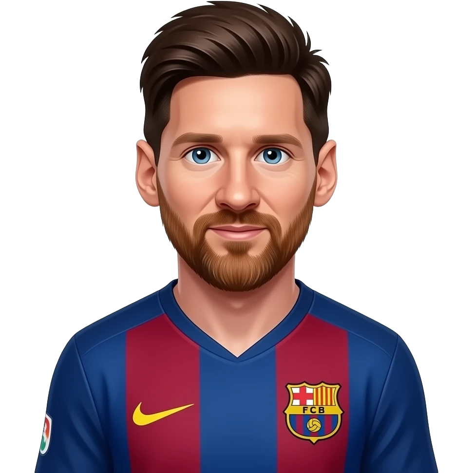 messi barcelona emoji