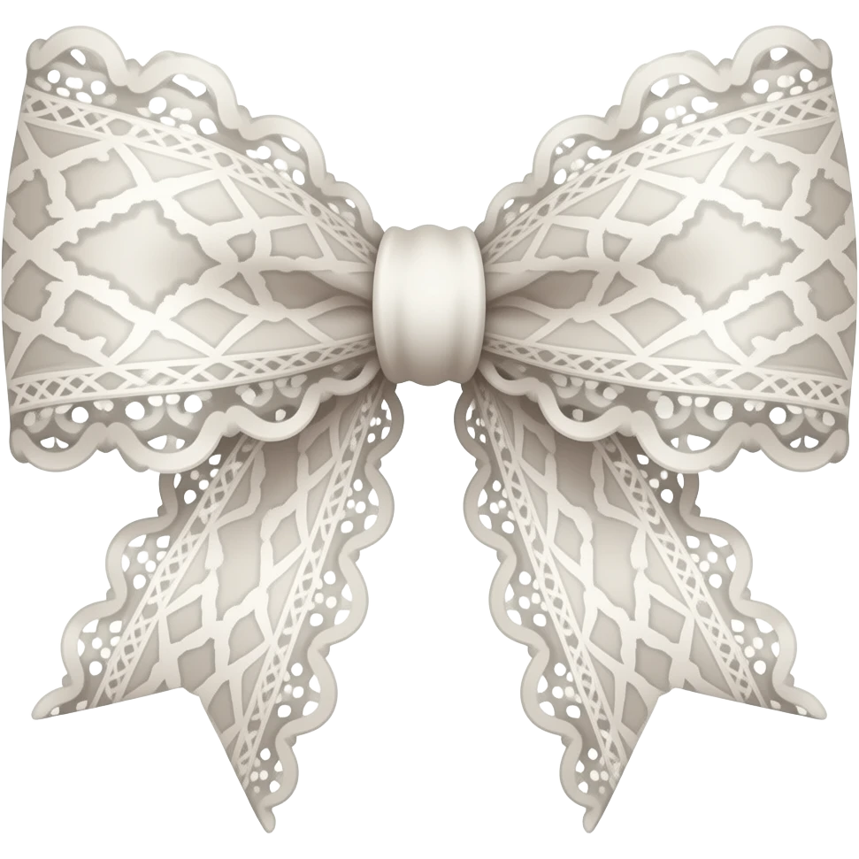 lace bow emoji