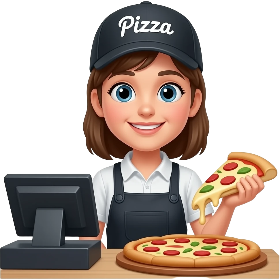 pizza restaurant cashier emoji