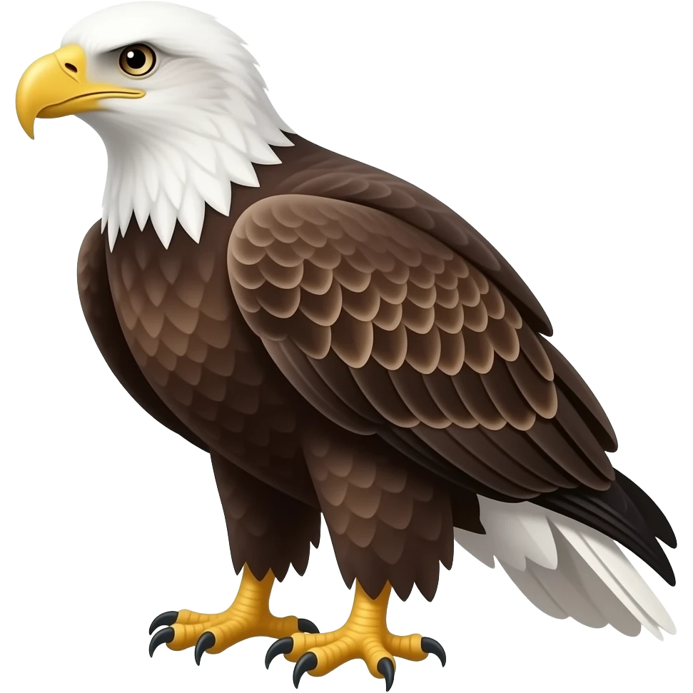Bald eagle emoji