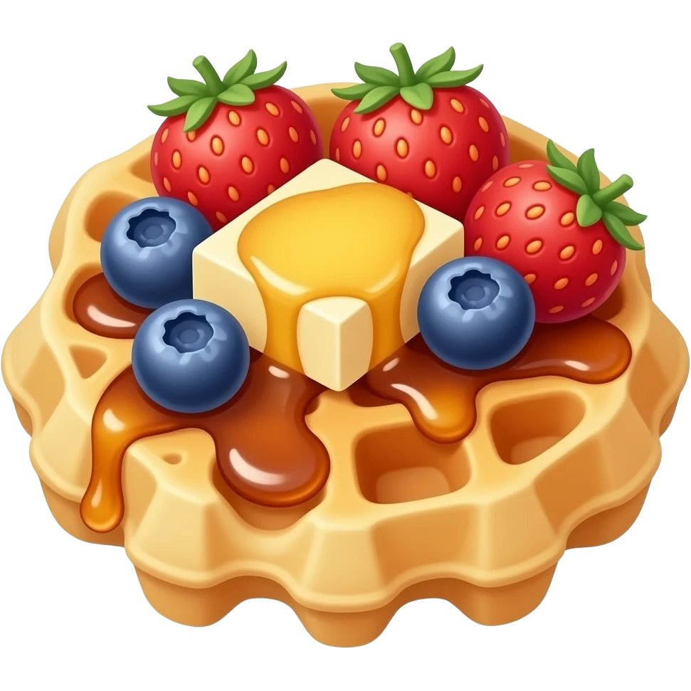 Waffle emoji