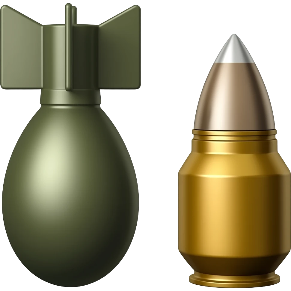 Bomb and a shell emoji