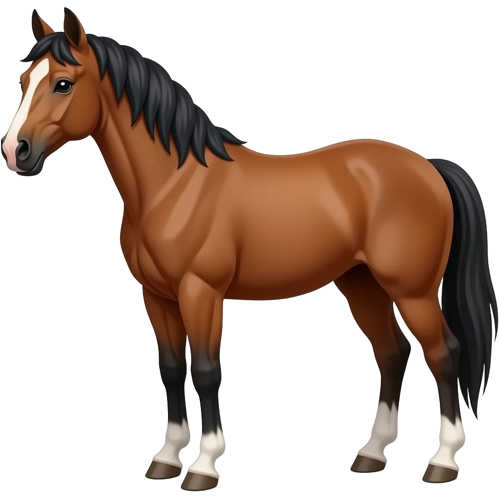 Horse standing emoji