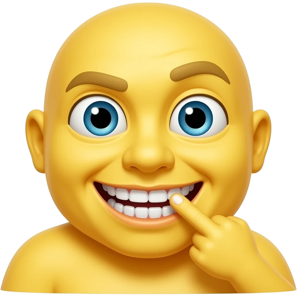 A normal yellow circle emoji biting their finger in a fun flirty way. Make sure it’s biting with teeth more together l emoji