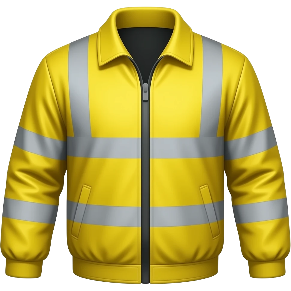 yellow security jacket emoji