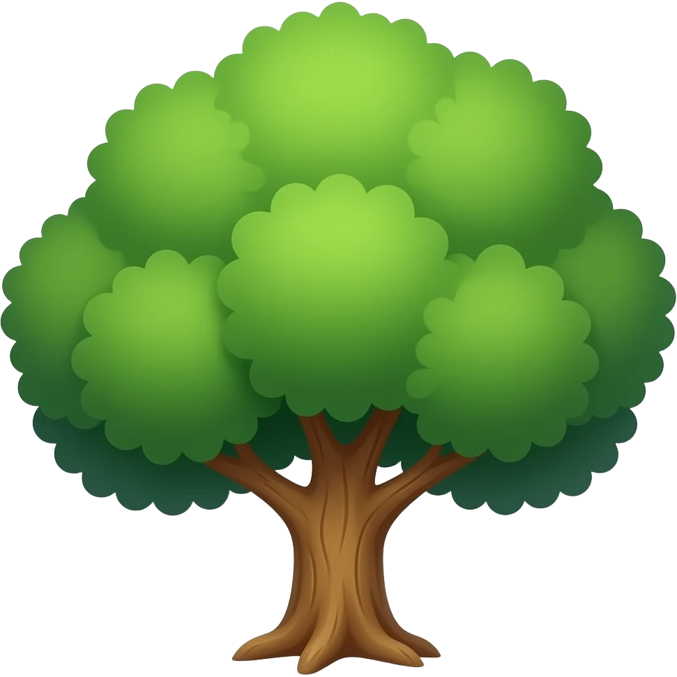 wood tree emoji